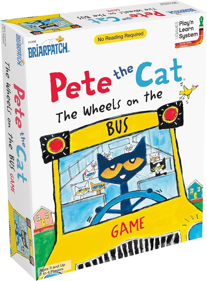 Briarpatch Kid's Pete The Cat Wheels On The Bus Sing-Along Puzzle Board Game (3 & Up) - Image 3
