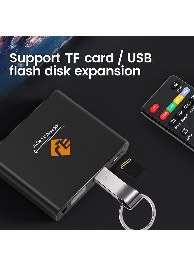 Generic - X8 4K Digital Media Player Mini TV Box Advertsing Machine TF Card U Disk Playback H.265/HEVC Loop Play Auto Play - Image 1