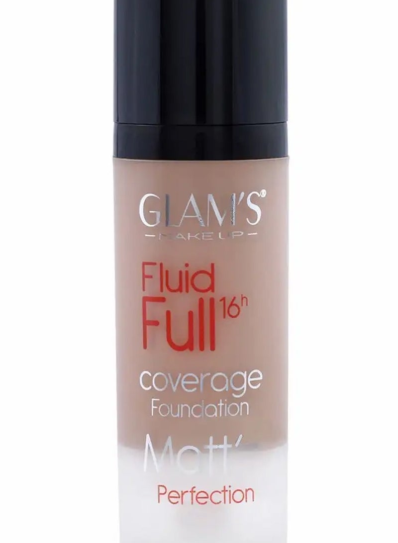 Glam's Fluid Full Matte Foundation #220A Light Beige - Image 2