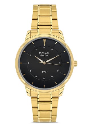 Omax Men's Gold Luxury Wristwatch, Watches for Men, Stainless Watches, Silver Steel Band, Analog Dial, Waterproof Watch, 1 Year Warranty - pzsku/Z1642A4089FA24F85B764Z/45/1743517540/21c37475-c0b8-4462-ab26-e09b35ef35aa