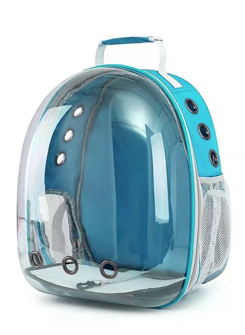 Transparent Portable Pet Backpack Travel Carrier, Convenient Travel for Small Dog and Cat - Image 1