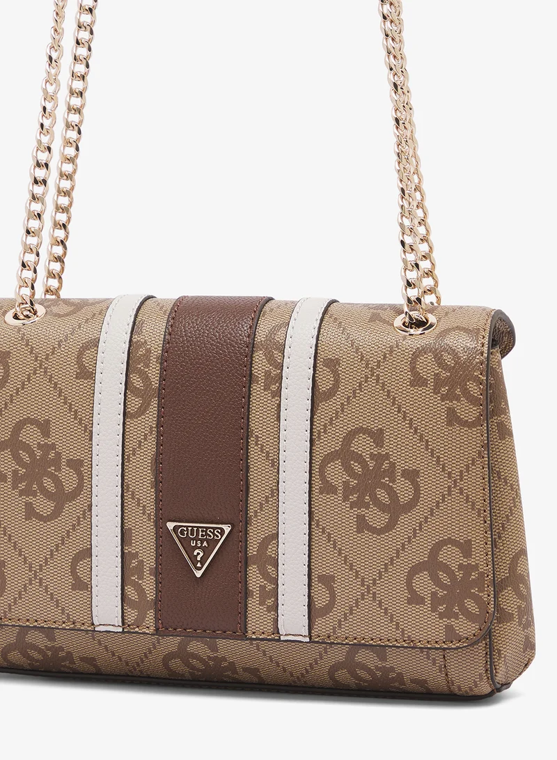 Guess  Noelle II Flap Over Convertible Crossbody Bag for Women | Best Price UAE