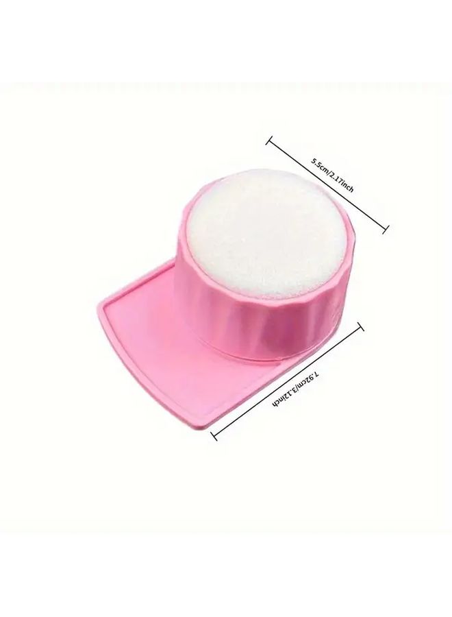 Purple Plastic Dental Sponge Holder Multi Compartment Organizer Storage Case For Dental Tools Measuring Box Models And Accessories - Image 1