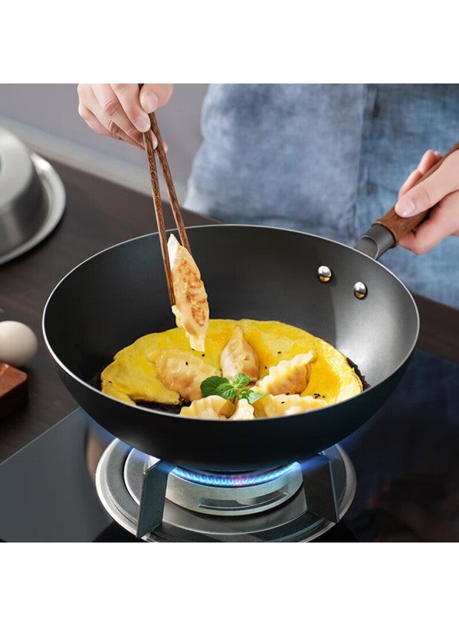 Supor Core Iron Ii With Titanium Stainless Steel Wok, Stir-fry Pan For Home Use, Iron Pan For Gas Stove And Open Flame, Ec32acc02 - Image 5
