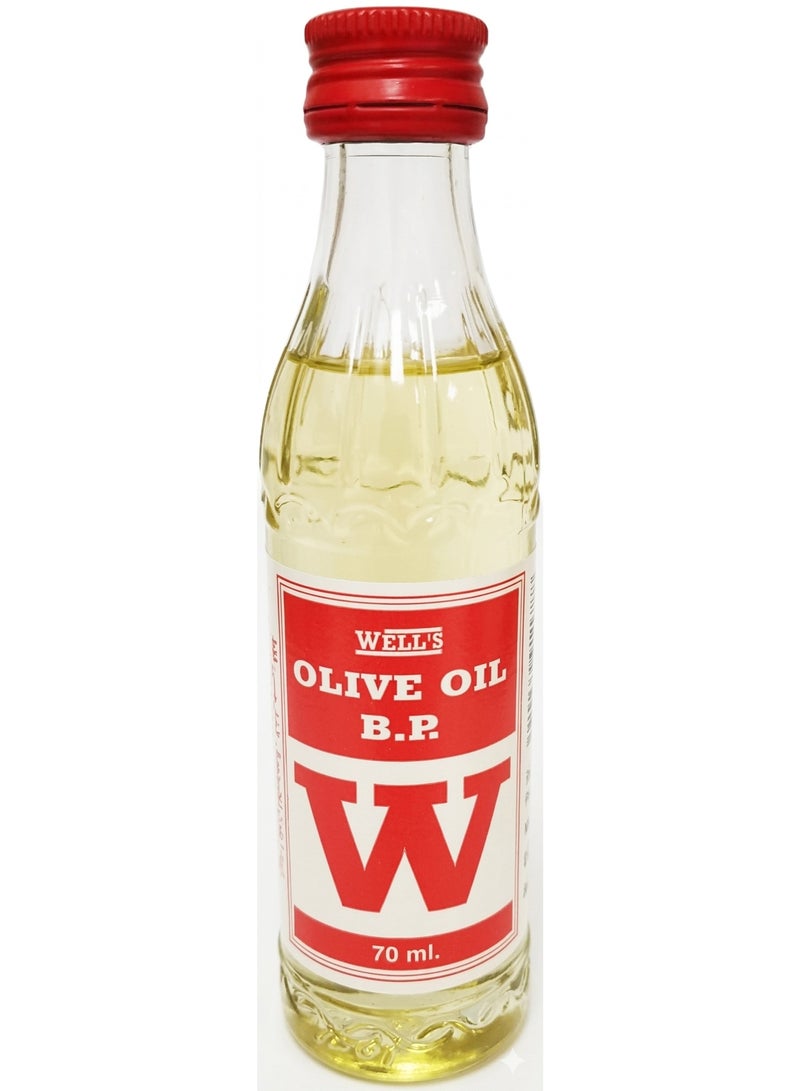 Well's Olive Oil Natural Nourishing Oil for Hair & Skin Care, 70ml - Image 1