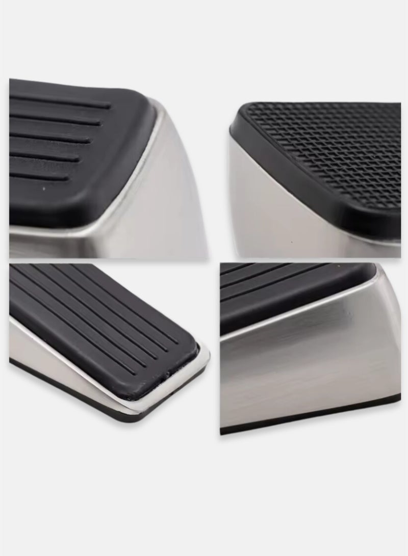 Heavy Duty Door Stoppers 2 Pack Strongest Door Stop Wedge with Storage Case Non-Scratching Door Holder Anti-Skid Durable Rubber Doorstop for Home Office and School Fit All Types of Floor - Image 4