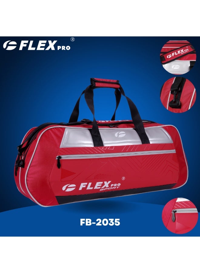 FLEX PRO TOURNAMENT BAG | 840D Double-Strand Fabric + Woven PU | RED - Image 1