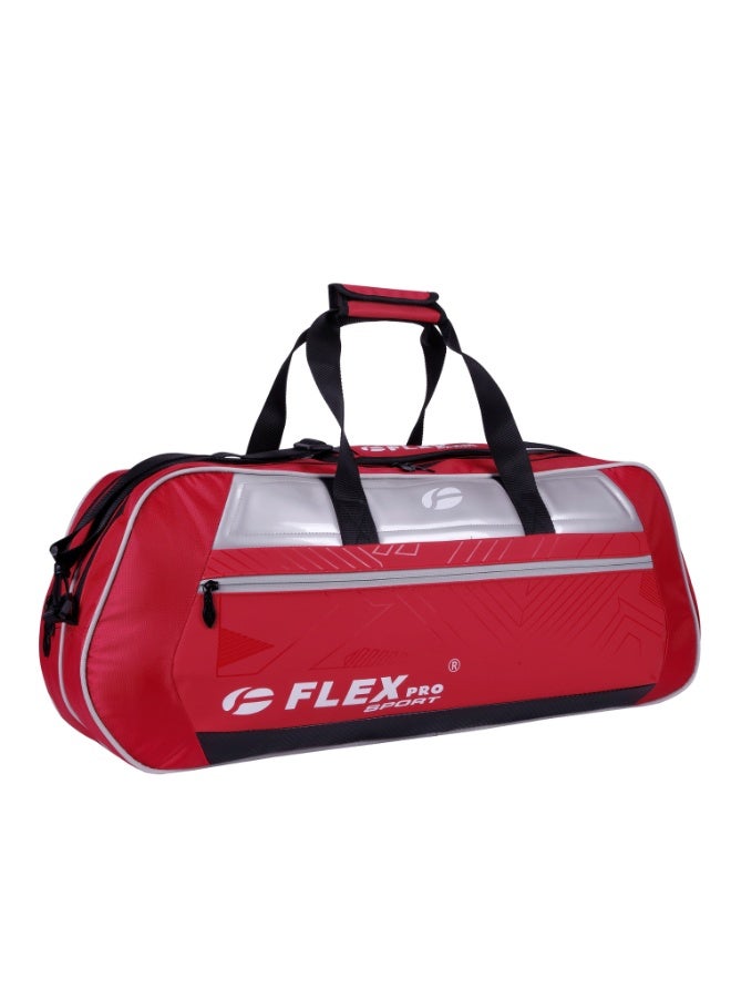 FLEX PRO TOURNAMENT BAG | 840D Double-Strand Fabric + Woven PU | RED - Image 2