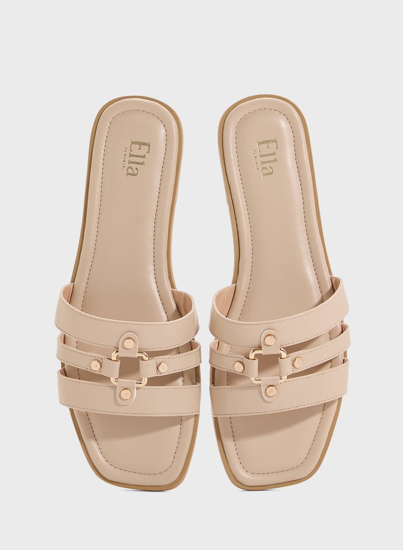 ELLA Ladies Flat Sandal - Image 4