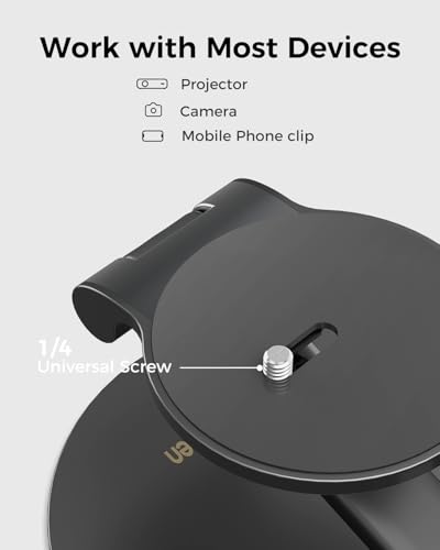 Aurzen Projector Foldable Stand, Ultra-Compact with Easy Setup, 180° Rotation, Compatible with TMY, HAPPRUN, Yaber, Epson & Most Projectors (¼-Inch Screw, Only Stand) - Image 5