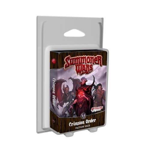 Plaid Hat Games Crimson Order Faction Deck ReadytoPlay Expansion for Strategy Card Game 2 Players Ages 9 Requires Summoner Wars Master or Starter Set - Image 1