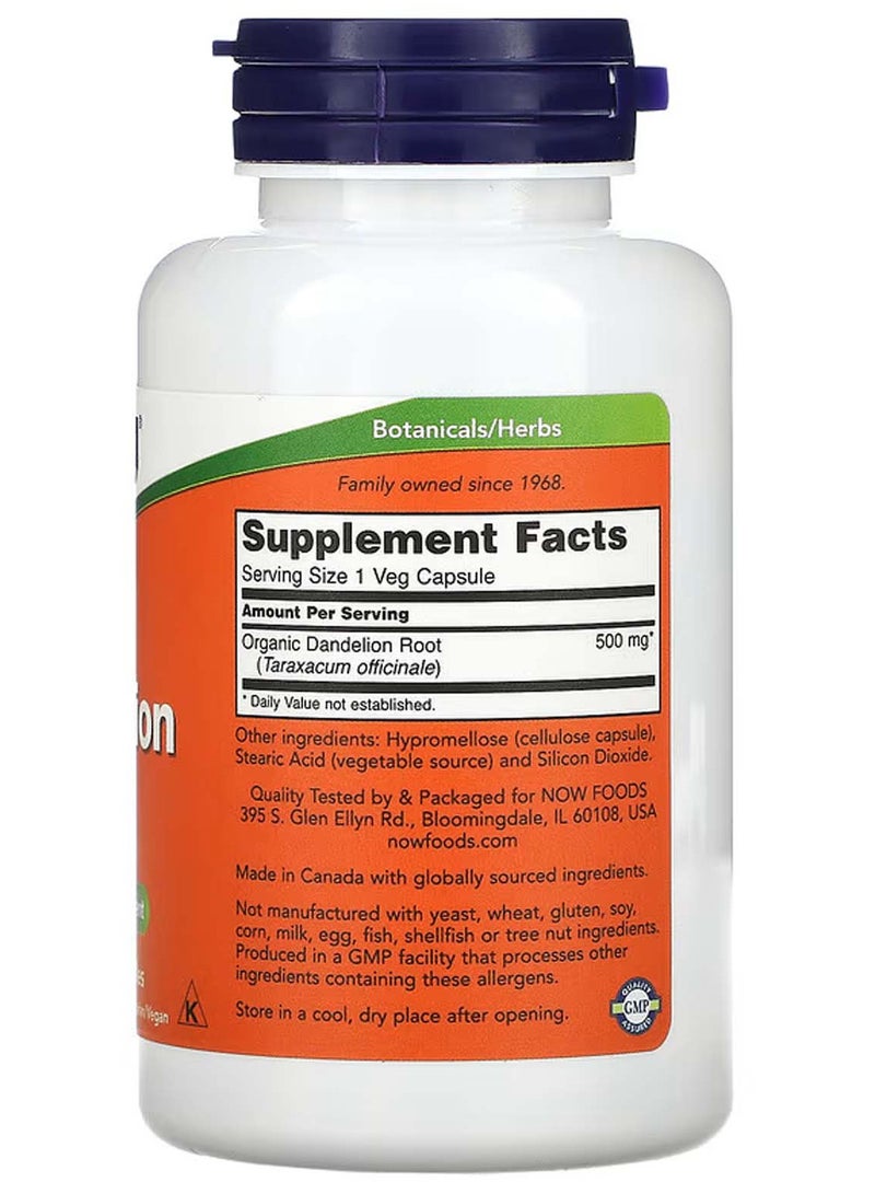 ناو جذور الهندباء البرية، 500 ملجم، 100 كبسولة نباتية - Image 2