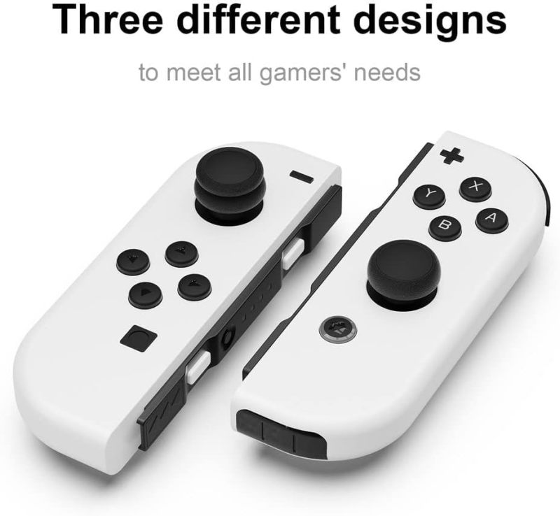 Thumb Grips 6-Pack Patented Design: 2 Skin Grip 2 Cqc Elite 2 Fps Master - Enhanced Accuracy Extra Grip Tpe Joystick Caps for Nintendo Switch Joy-Con Gaming - Image 3