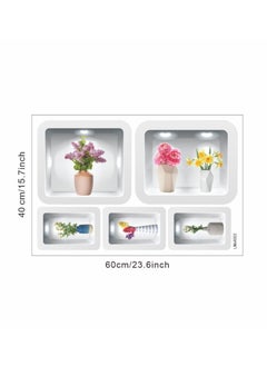 Y&D Plant Potted Wall Stickers Perfect For Bedroom And Living Room  - Image 3