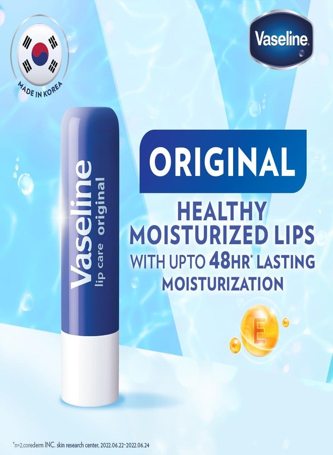 Vaseline Lip Care | Original Lip Balm Stick | up to 48Hr moisturization | with petroleum jelly & vitamin E | made in South Korea | 4.8g - Image 4
