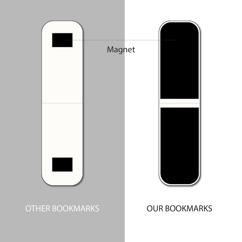 OneOclock علامات كتاب مغناطيسية لعشاق الكتب – اقتباسات ممتعة وملونة | علامات للقراء، هدايا علامات للقراء | علامات للكتب | هدية للقراء (مجموعة من 6) - Image 4
