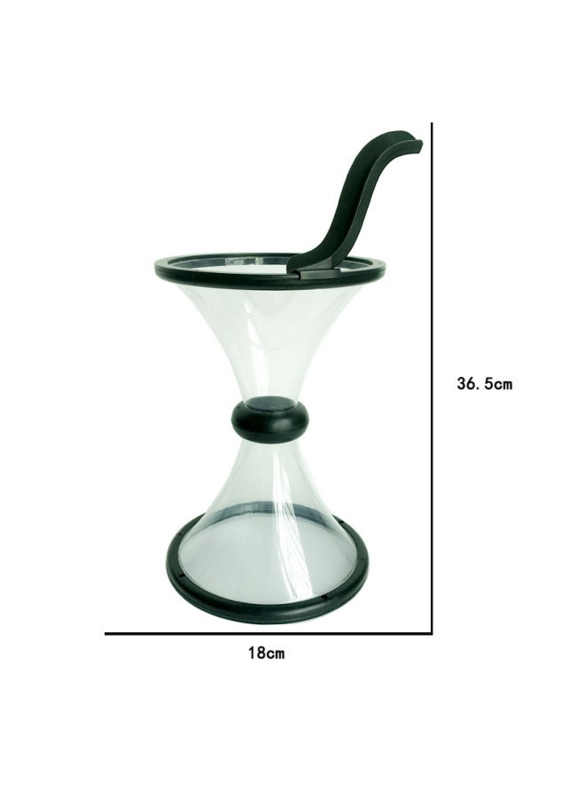 Gravity Rotating Cyclone Piggy Bank Gravity Rotating Coin Storage Bucket Toy-Color:Vortex Funnel Piggy Bank 0.4kg - Image 3