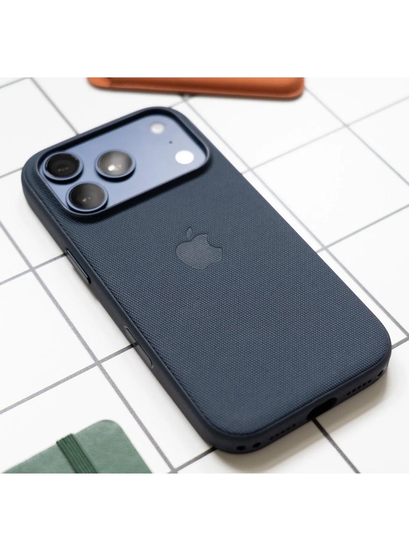 Wtech Apple iPhone 17 Pro 5G 2025 TechWoven with MagSafe Case Cover (MCMPMN) - Navy Blue - Image 3