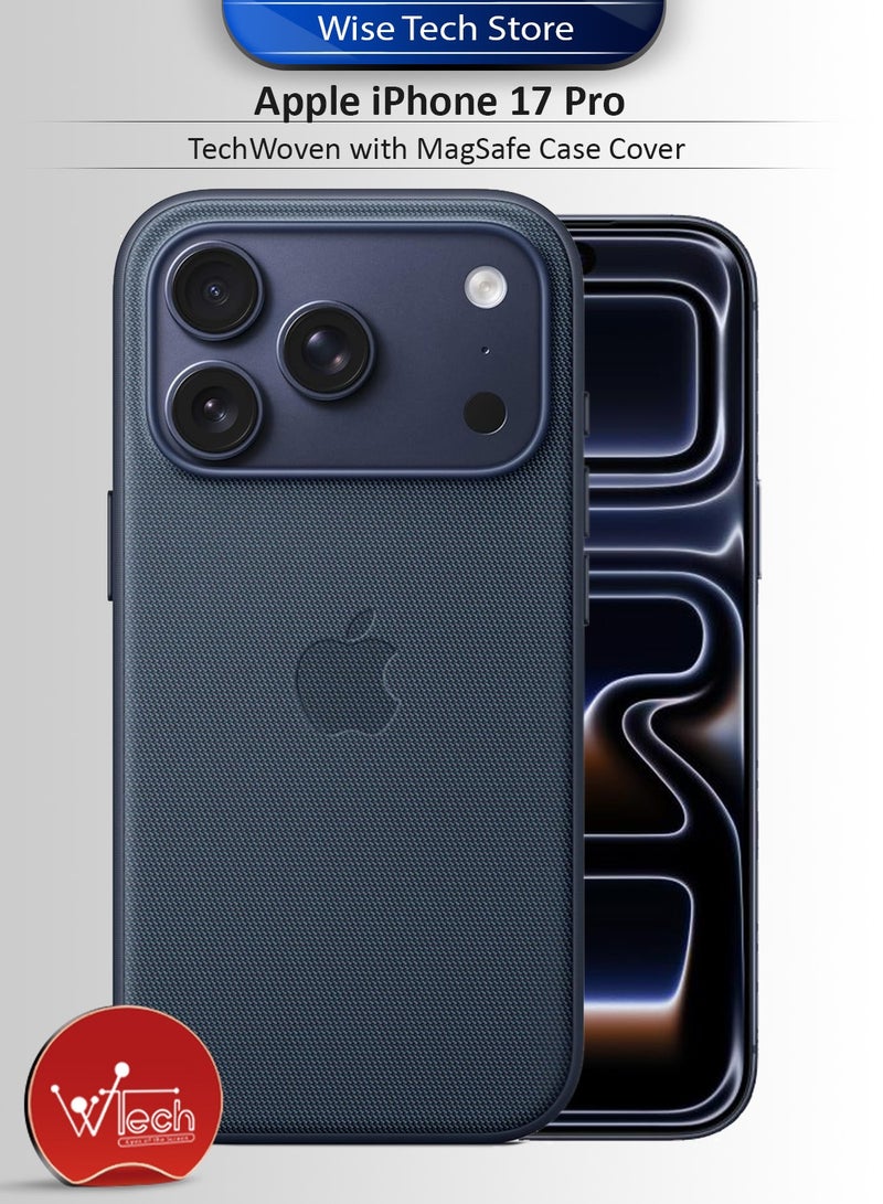Wtech Apple iPhone 17 Pro 5G 2025 TechWoven with MagSafe Case Cover (MCMPMN) - Navy Blue - Image 1