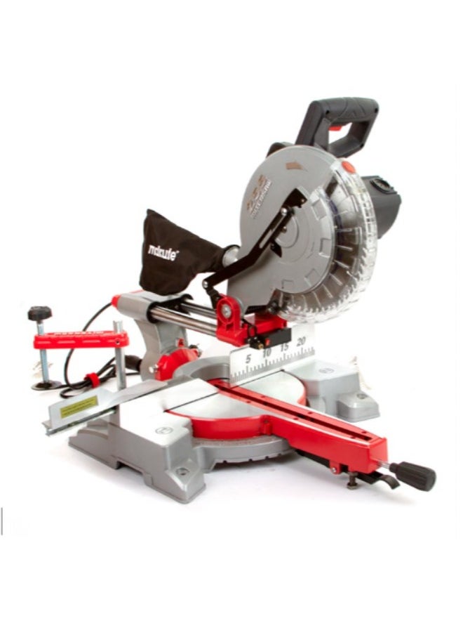 makute Electric Miter Saw 1800W and 5300rpm  Designed for Cutting Aluminium, Wood and Wood-Based Materials  MS006  - Image 2