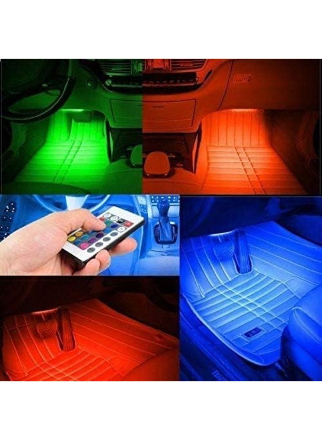 أضواء LED للسيارة بثمانية ألوان مع جهاز تحكم عن بعد - Image 3