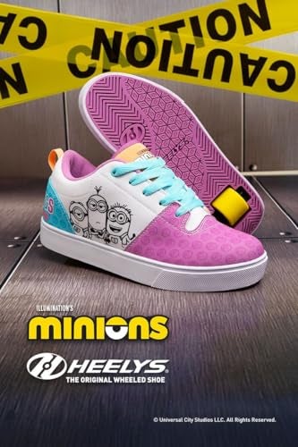 HEELYS Pro 20 Minions Wheeled Heel Shoe, Black/Yellow, 8 US Unisex Big Kid - Image 3
