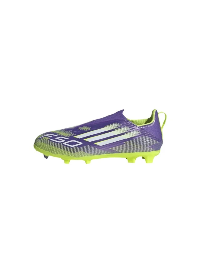 Adidas F50 League Ll Fg/Mg J U Purple Football/Soccer Shoes For Kids