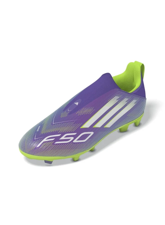 Adidas Adidas F50 League Ll Fg/Mg J U Purple Football/Soccer Shoes For Kids