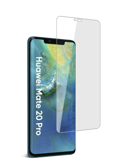 Huawei Mate 20 Pro Curved Tempered Glass Screen Protector for Huawei Mate20 pro - Full Transperant view of screen(1 Pack)