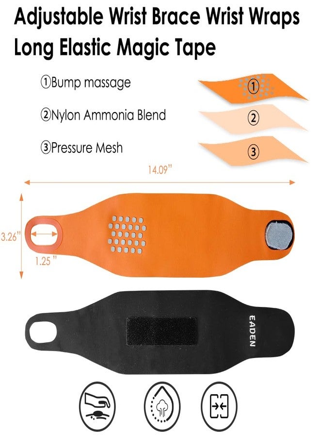 SEILETOO Wrist Band with Thumb Support, Ultra-Thin Elastic Ulnar Wrist Brace for TFCC Tear, Wrist Wraps for Pain Relief, Support for Carpal Tunnel Pain & Tendonitis Relief, Fits Both Wrists - Image 4