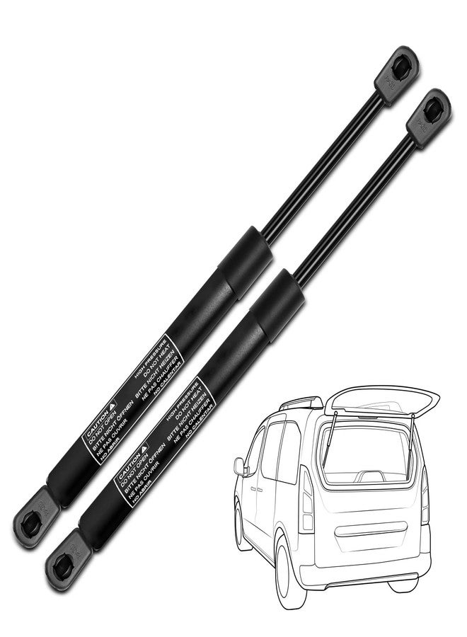 YHTAUTO مجموعة من قطعتين من دعامات رفع زجاج النافذة الخلفية، زنبرك غازي ماص للصدمات لسيارة جيب جراند شيروكي 2005-2010 - Image 1