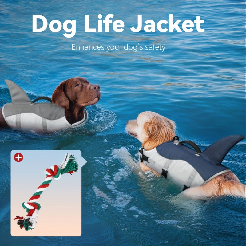 Pink XS Dog Life Vest And Tug Rope Set For Swimming Boating - Image 5