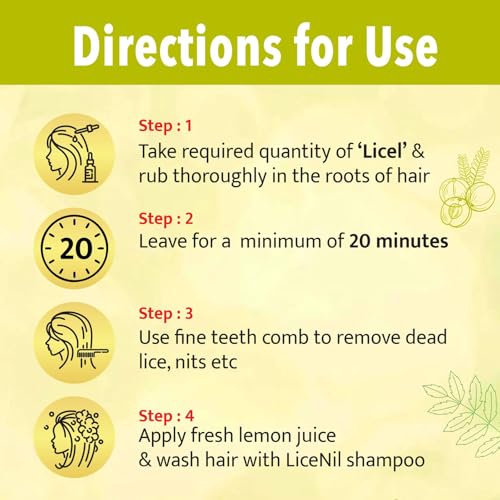 Licel Herbal Lice Nit Killer Oil 55ml Pack of 3 - Image 5