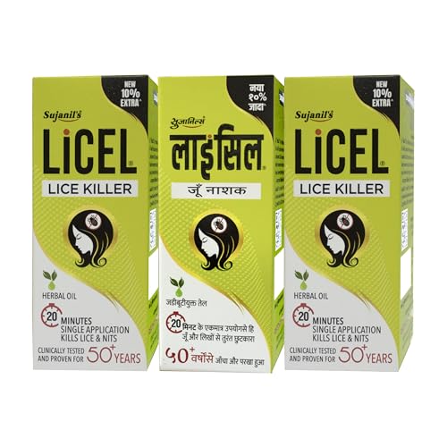 Licel Herbal Lice Nit Killer Oil 55ml Pack of 3 - Image 1