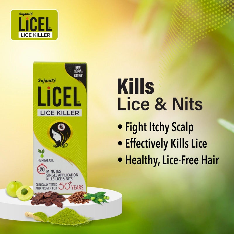 Licel Herbal Lice Nit Killer Oil 55ml Pack of 3 - Image 4