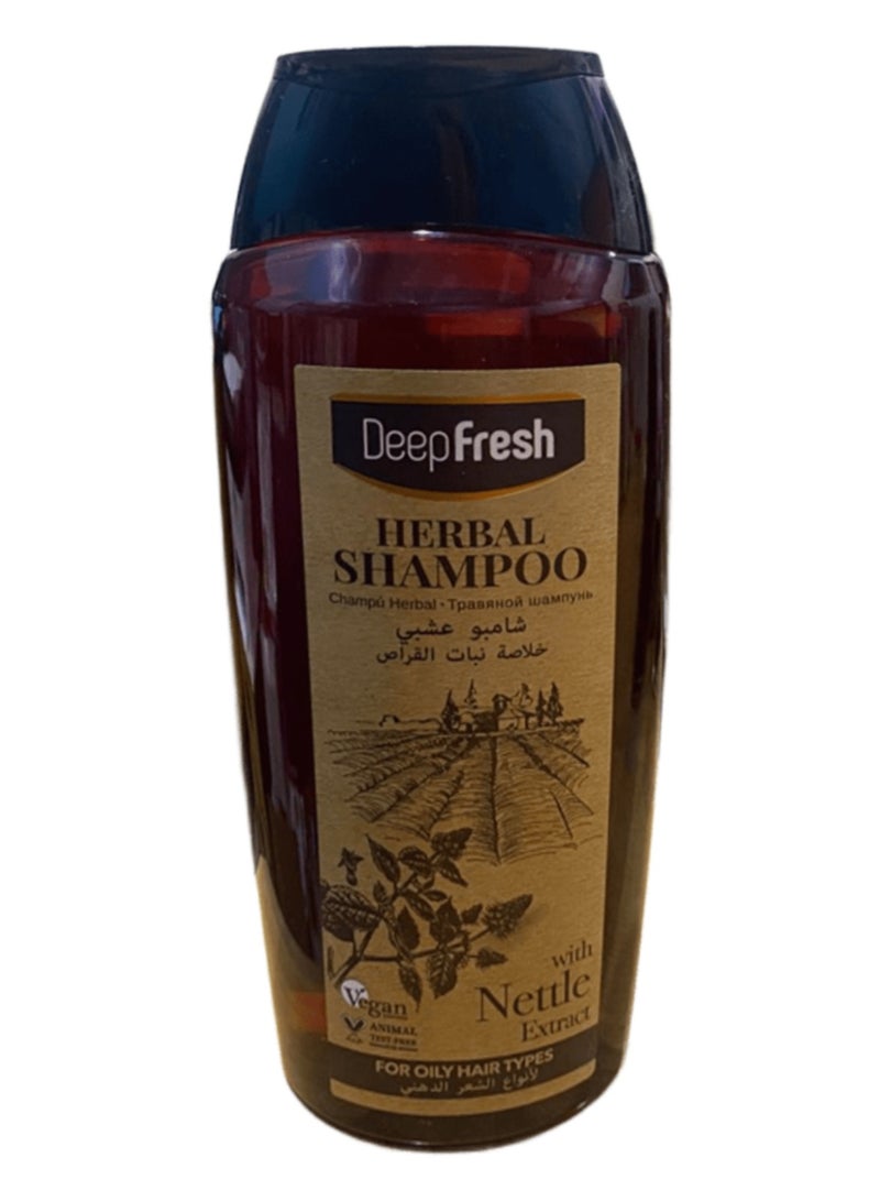 Deep Fresh Herbal Shampoo With Nettle Extract 500 ml
