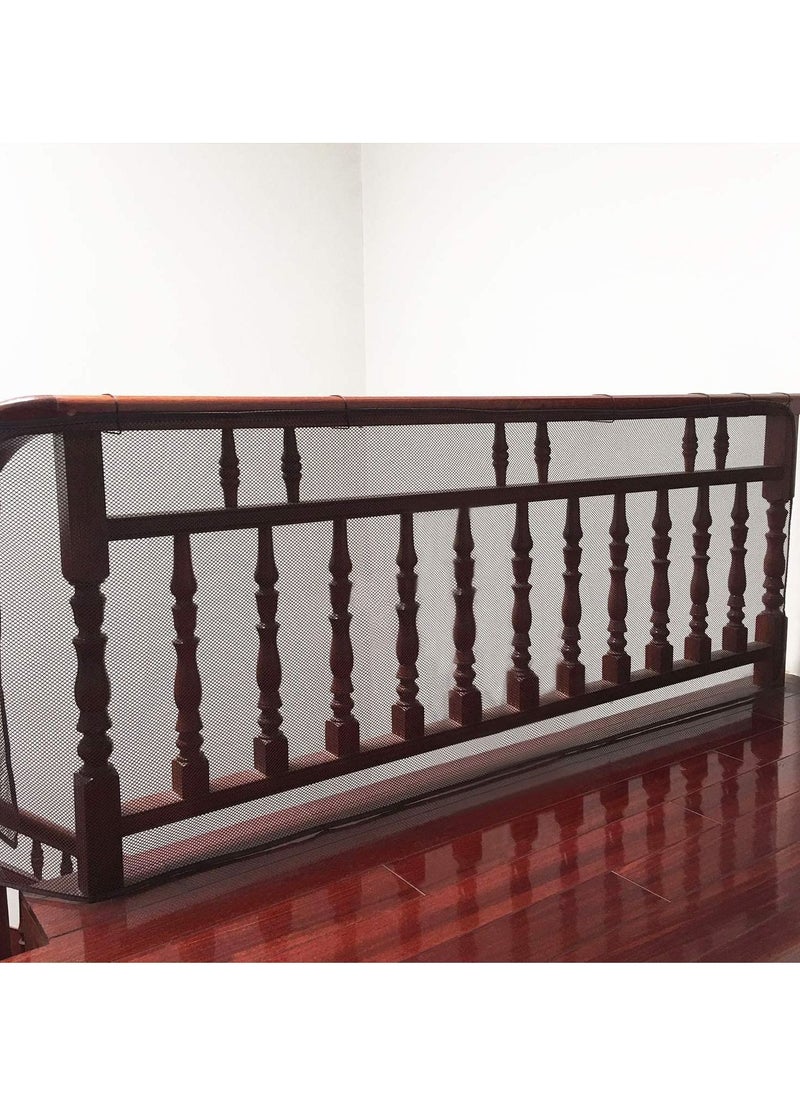 XiuWoo - Durable Adjustable Child Banister Safety Guard Removable Balcony and Stairway Safety Net 200cm*78cm - Image 1