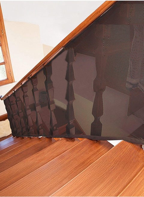 Durable Adjustable Child Banister Safety Guard Removable Balcony and Stairway Safety Net 200cm*78cm