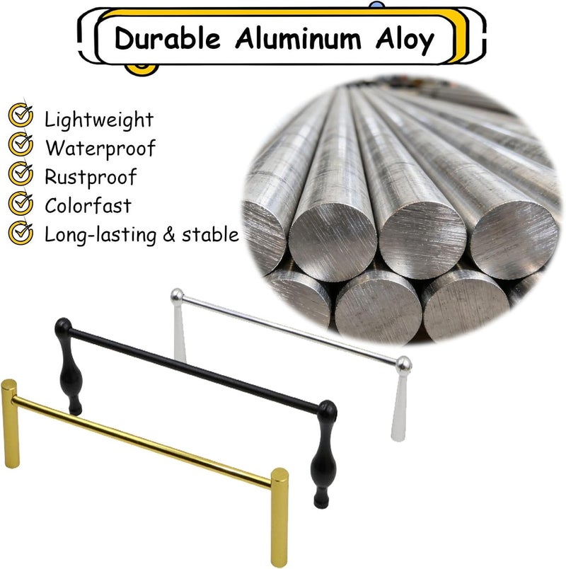 Customizable Anti-Fall Shelf Guard Rail Fence, Durable Metal Gallery Railing with Spindles, 28in/71cm Height, Available in Silver and Black for Enhanced Safety and Style - Image 3