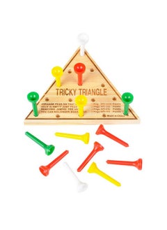 Rhode Island Novelty U.S. Toy Tricky Triangle Game - Travel Games, Assorted, MU845  - Image 1