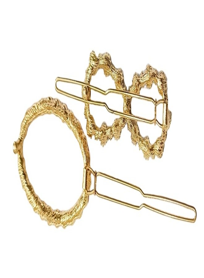 HOMEMATES 6 Pcs Hair Pin for Women rhinestone Crystal Hair Pins for Girls Women Hair Pin Hair Clip Fancy Jewellery Lock Pin Hair Accessories Multicolor - Image 1
