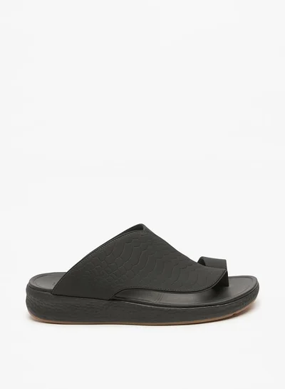 Le Confort Men's Textured Slip-On Arabic Sandals
