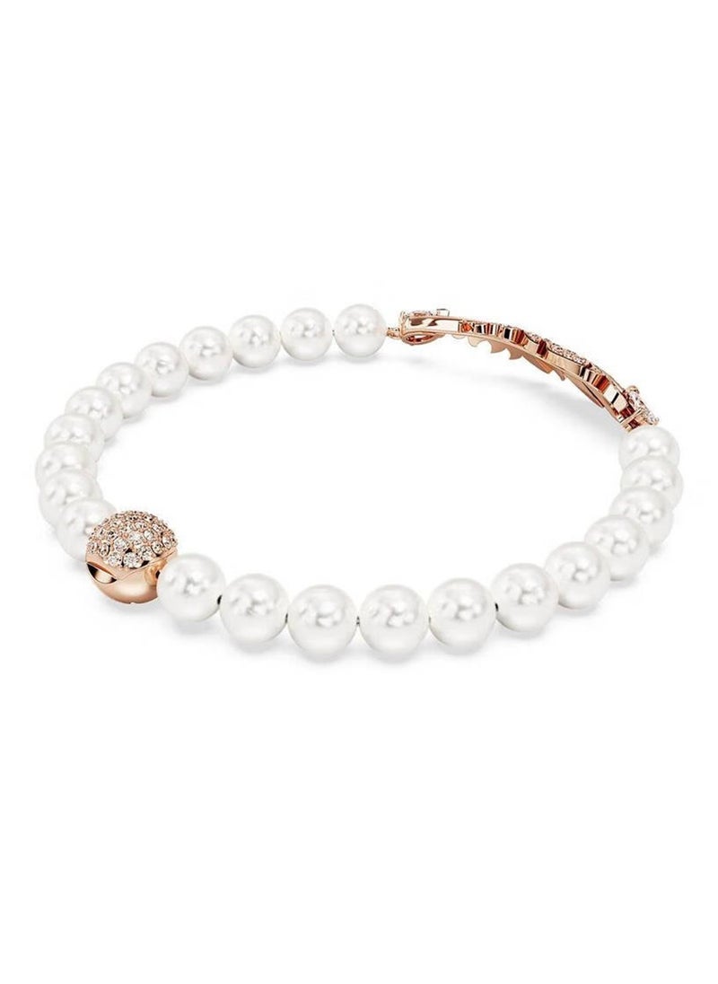 Generic - SWAROVSKI Elegant Feather Pearl Element Bracelet - Image 1