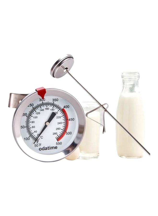 إسكدنيا مقياس حرارة لحوم من الستانلس ستيل فضي - Image 4