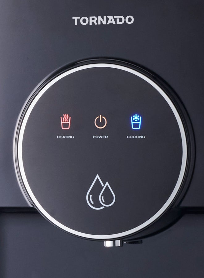 TORNADO Desk Top Water Dispenser Top Loading Hot & Cold 3 Taps TWD-L3TBE-B Black - Image 4