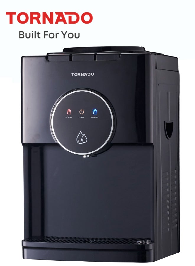 TORNADO Desk Top Water Dispenser Top Loading Hot & Cold 3 Taps TWD-L3TBE-B Black - Image 5