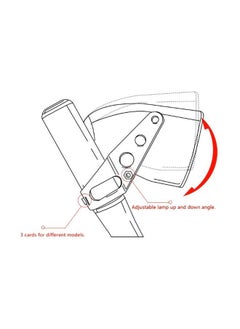 NIBEMINENT Universal Headlight Mount Brackets Fork Ear Set  - Image 4
