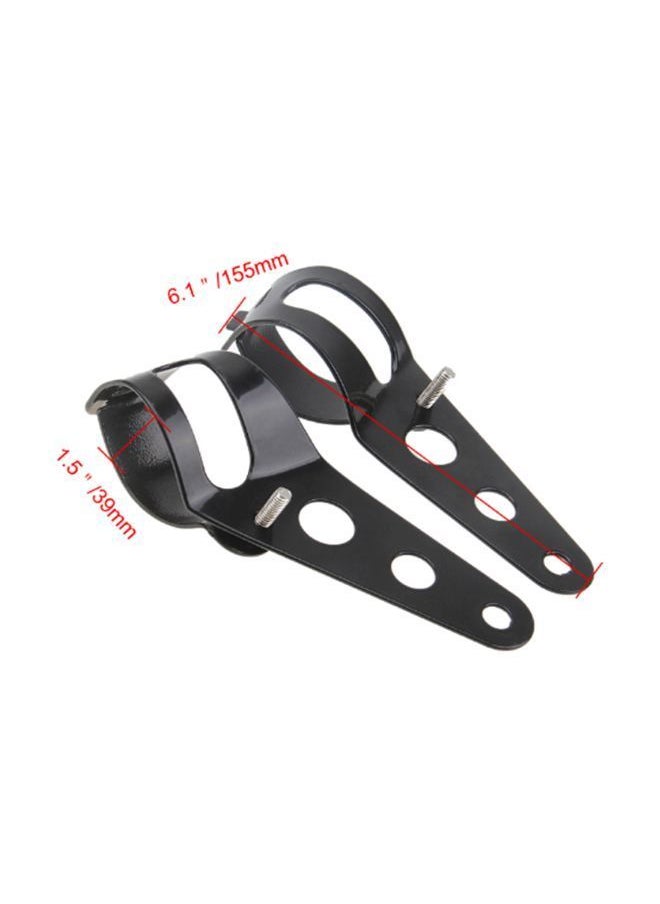 NIBEMINENT - Universal Headlight Mount Brackets Fork Ear Set - Image 1