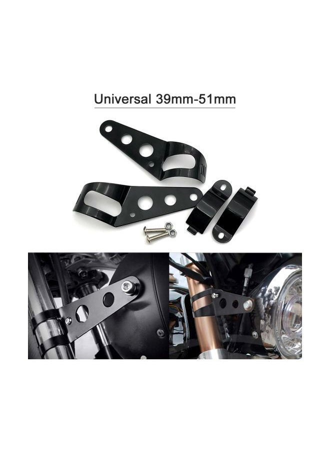 NIBEMINENT - Universal Headlight Mount Brackets Fork Ear Set - Image 1