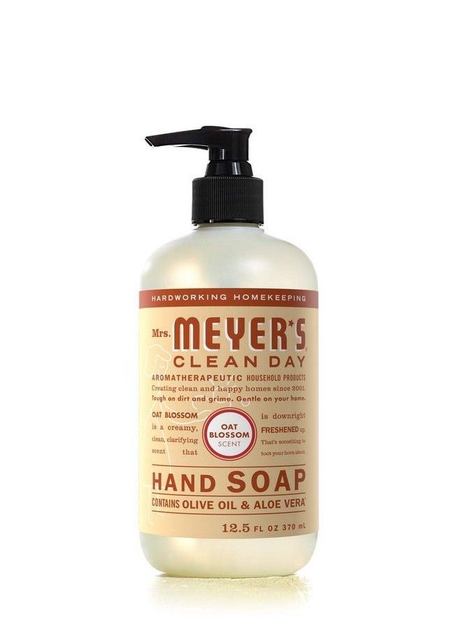 Mrs. Meyer's Clean Day Mrs. Meyer Liquid Hand Soap New Everyday 6 Scent Variety Pack 1 Rainwater 1 Oat Blossom 1 Plumberry 1 Basil 1 Lavender 1 Lemon Verbena 1 Ct  - Image 4